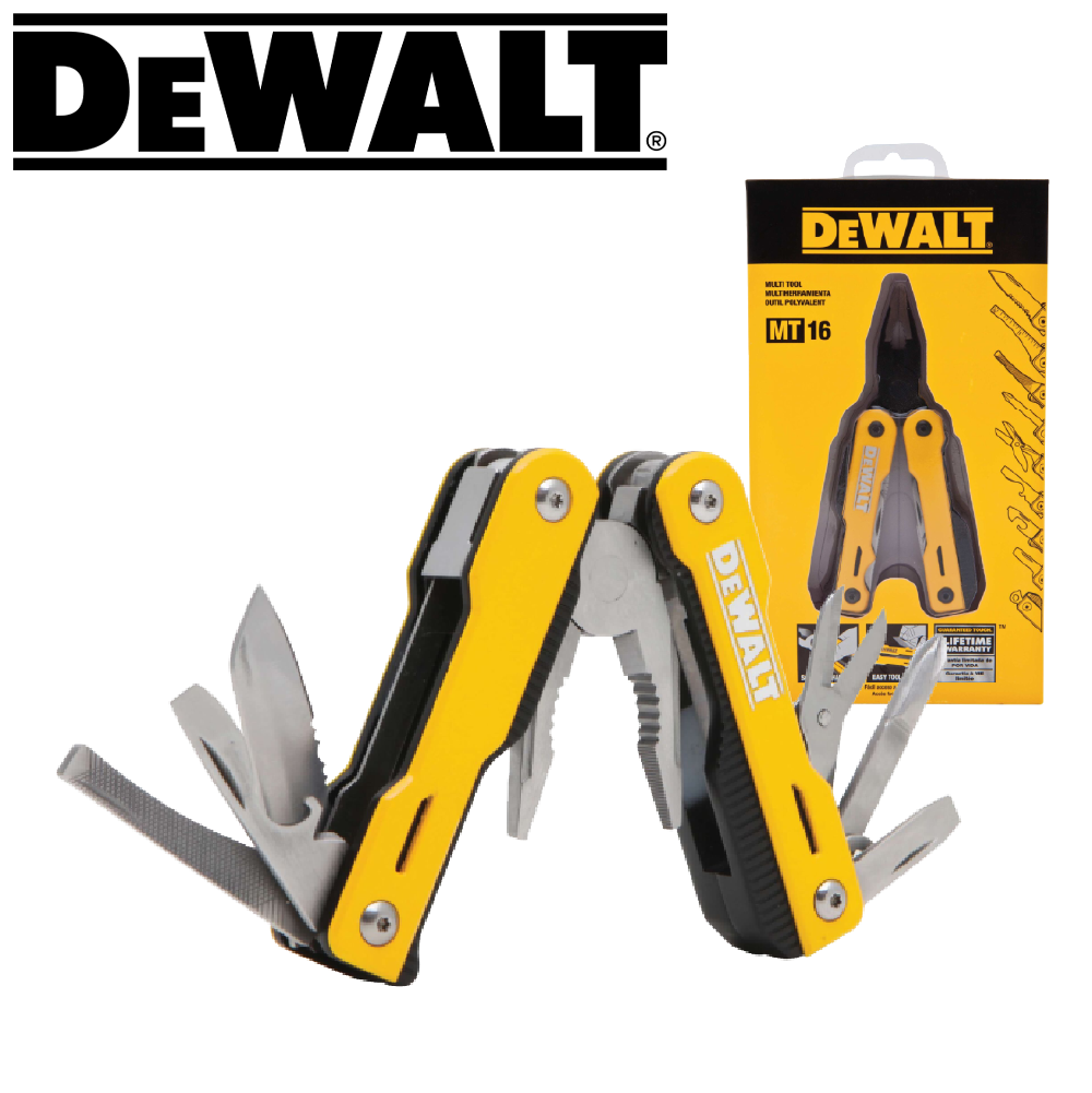 디월트 다용도 맥가이버칼 16in1 다기능 휴대용 컴팩트 멀티툴 수공구 DWHT71843 : 디월트공식파트너