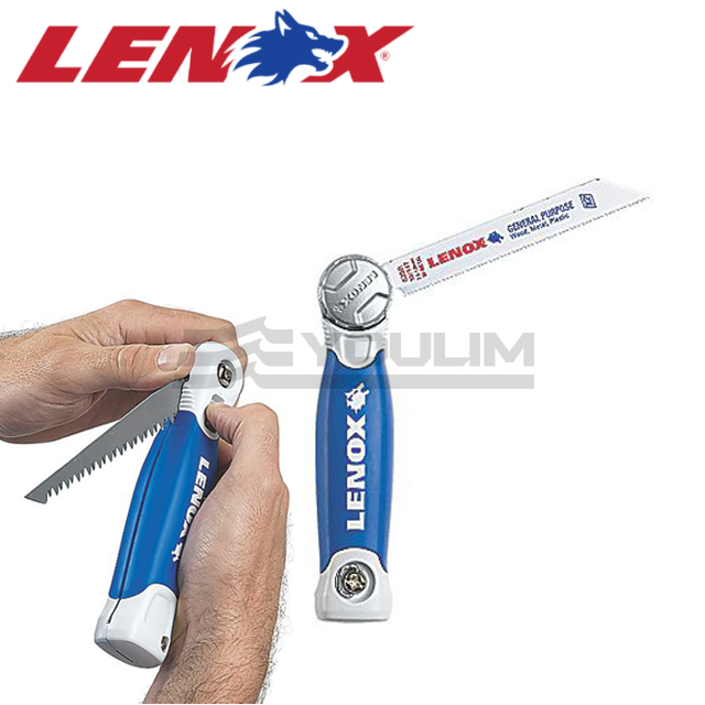 LENOX 트라이폴드 톱대 레녹스 핸드 컷쏘 날 접이식 만능 톱 우드 금속 플라스틱 접톱 : 유림싸이겐