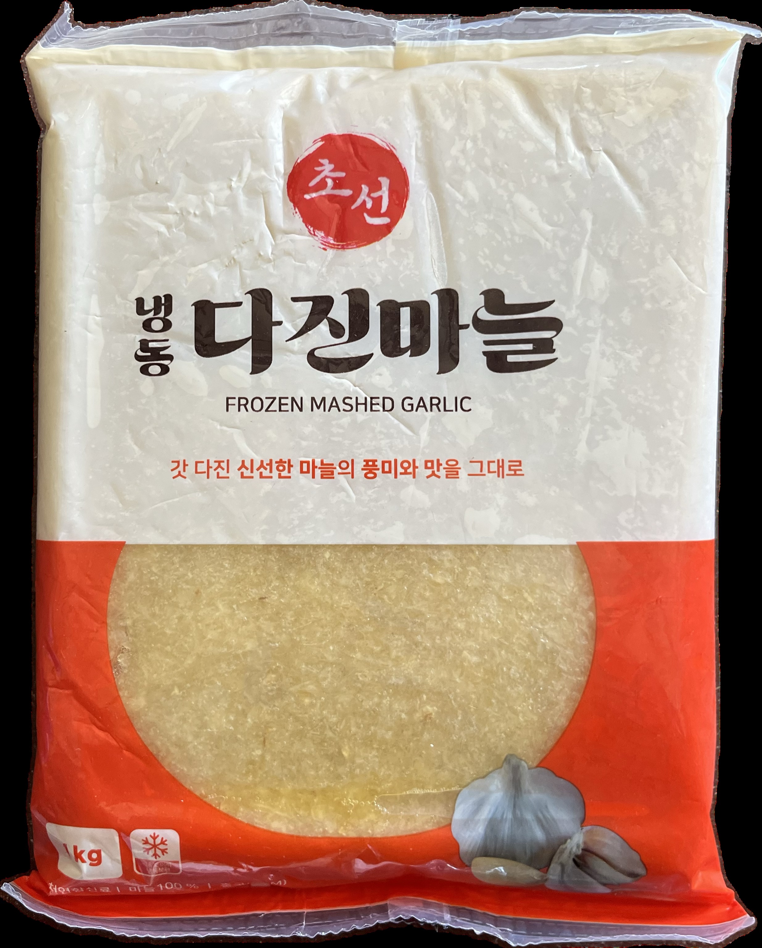 냉동 다진 마늘 1KG - 아이스팩 1개~2개 내 무료제공 (추가 필요시 별도 구매) : 마켓더붐