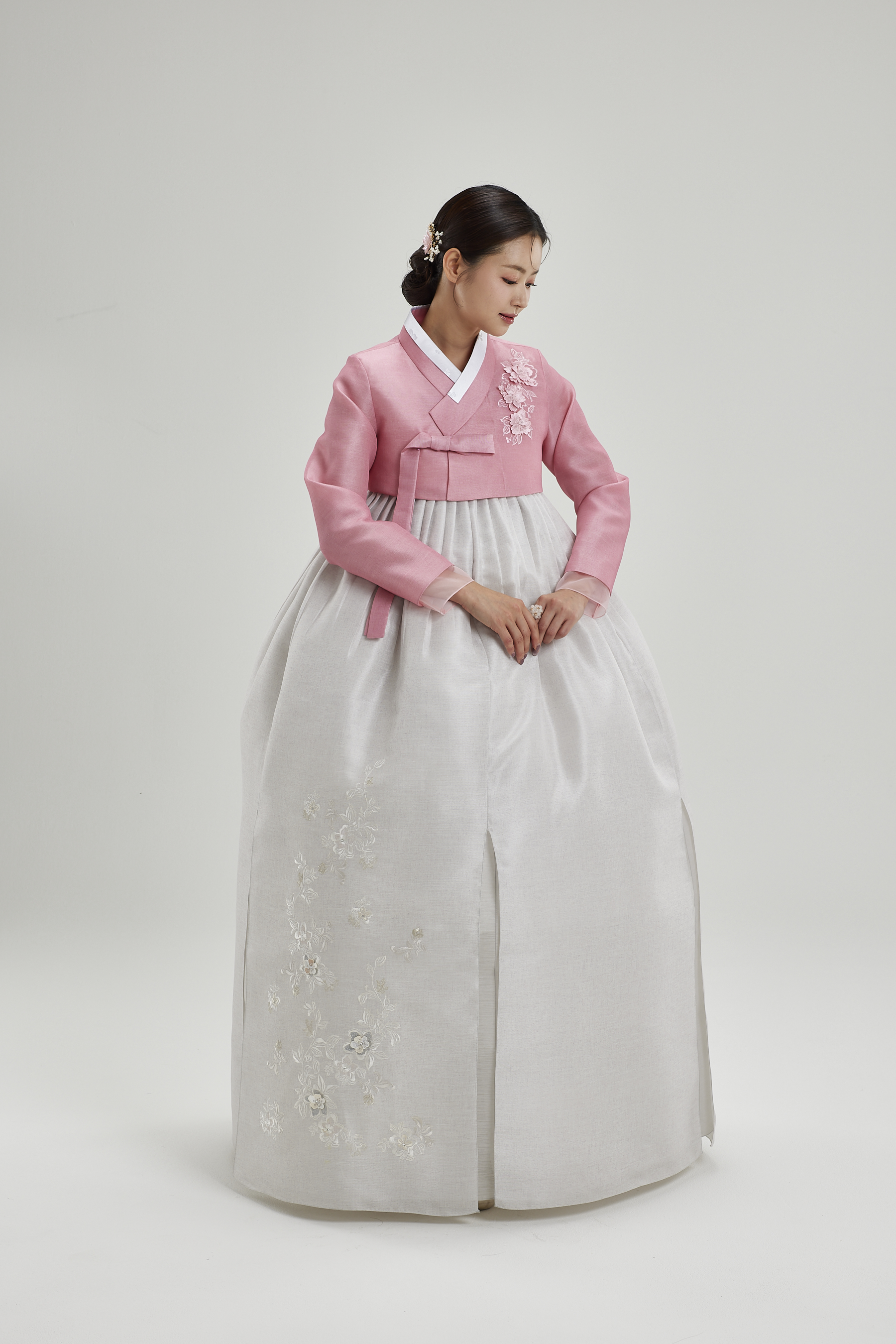 한복대여 401 혼주 신부 웨딩 하객 가족 결혼식 촬영 : 윤빔한복