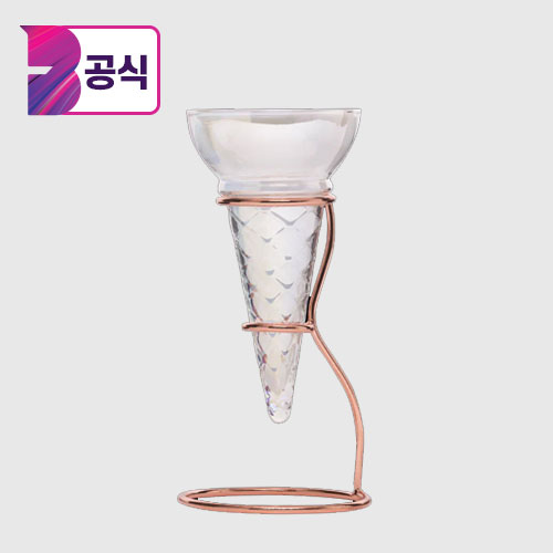GLASSWARE - ICECREAM GLASS with Stand 플레이버 블라스터 아이스크림 모양 유리잔 (150ml, 2개입) : 플레이버 블라스터 코리아