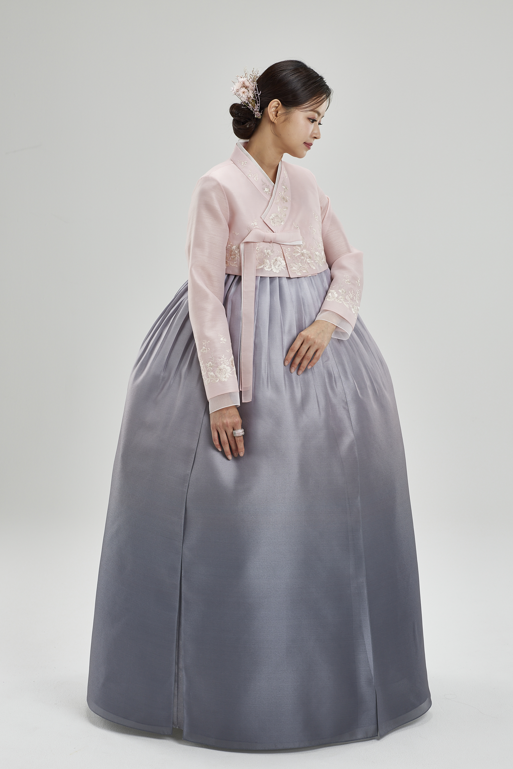 한복대여 355 혼주 신부 웨딩 하객 가족 결혼식 촬영 : 윤빔한복