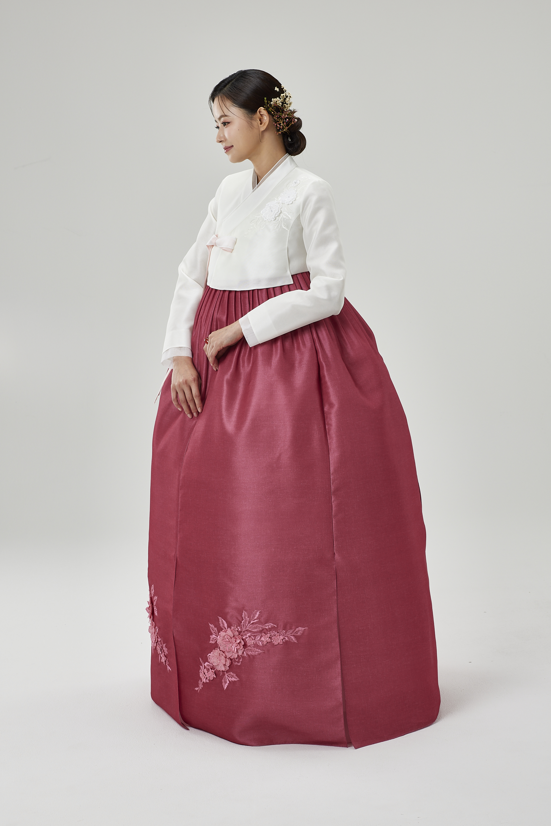 한복대여 374 혼주 신부 웨딩 하객 가족 결혼식 촬영 : 윤빔한복