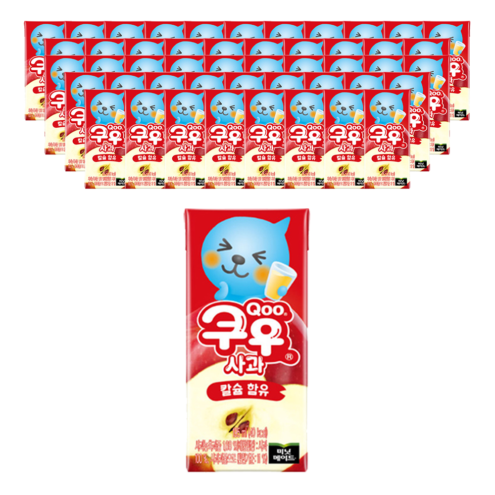 미닛메이드 쿠우 사과, 195ml, 48개 : 슈팅배송
