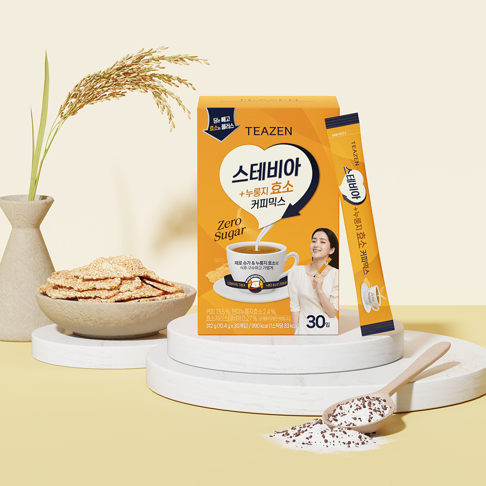 티젠 스테비아 누룽지효소 커피믹스 30스틱 : 티젠 공식쇼핑몰