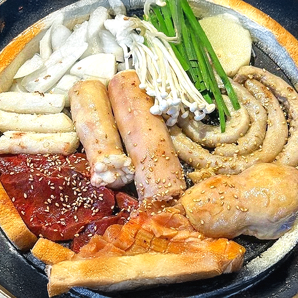 더 푸드랩 한우곱창 모듬구이 400g 곱창 대창 막창 소염통 구이용 : 더 푸드랩