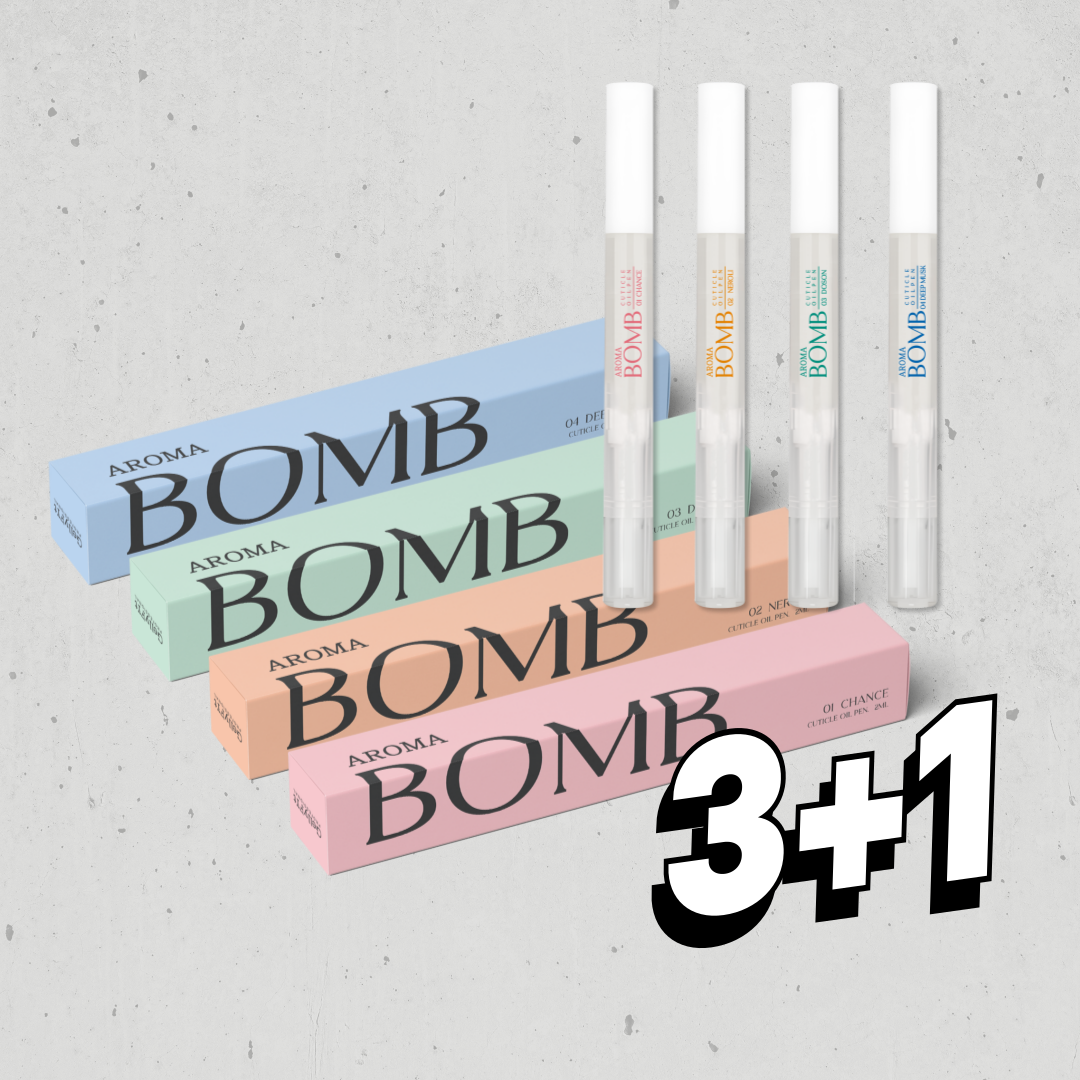 [3+1] 젤리핏 아로마 오일밤 2ml 큐티클 오일펜 네일 향 샹스 네롤리 도손 딥머스크 : 아이젤리핏