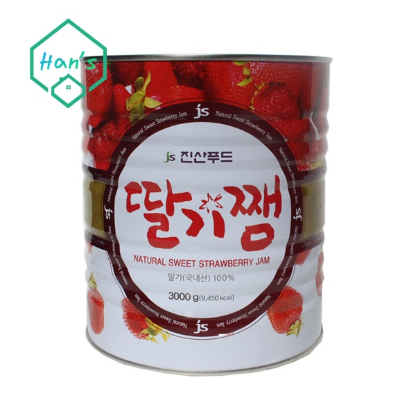 딸기잼 진산 발라먹는 3kg 식품 생활 토핑용 : 에이치에스칠몰