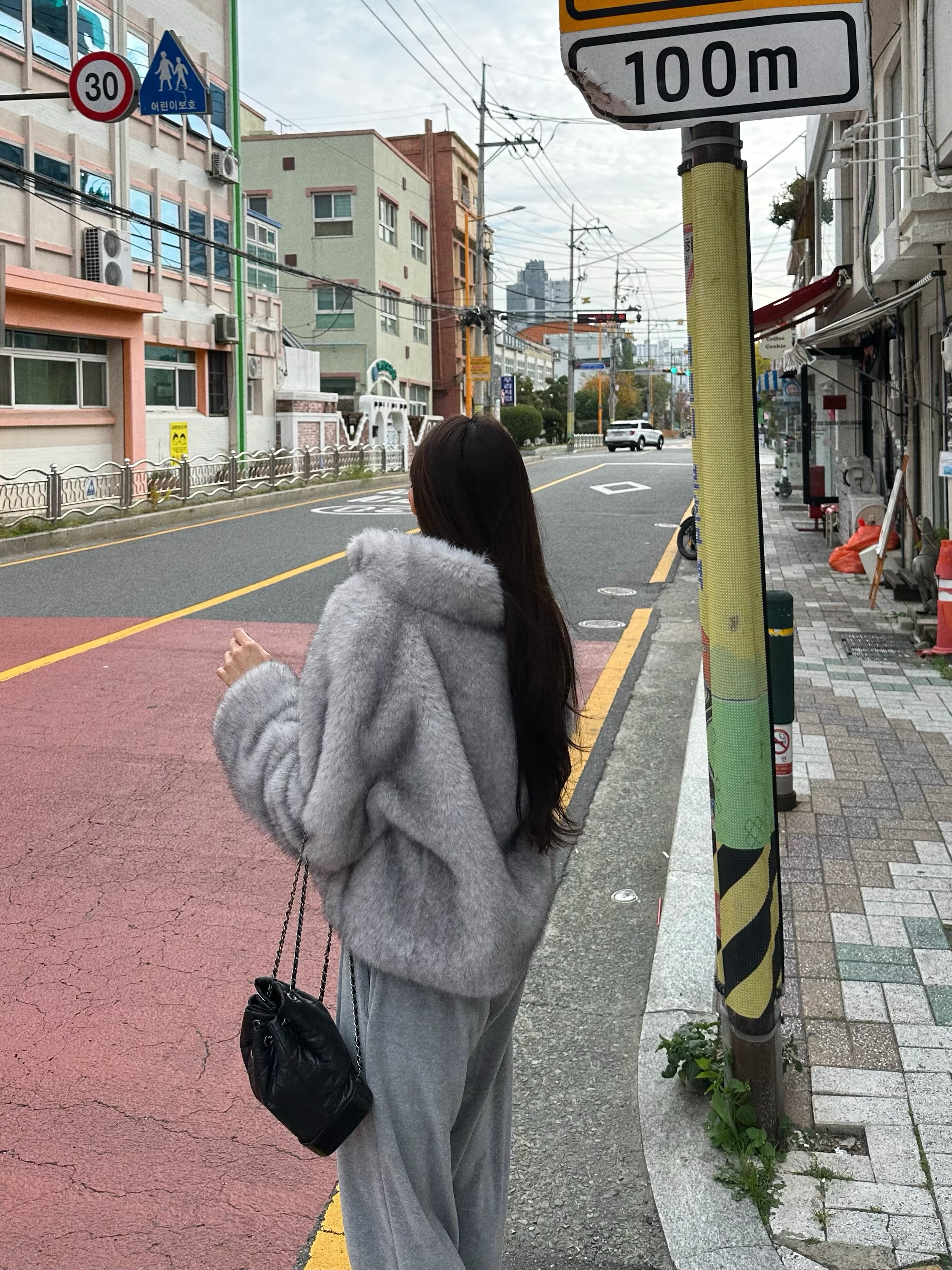 VR 에코 카라 퍼 자켓 (2color) : 부산윈썸