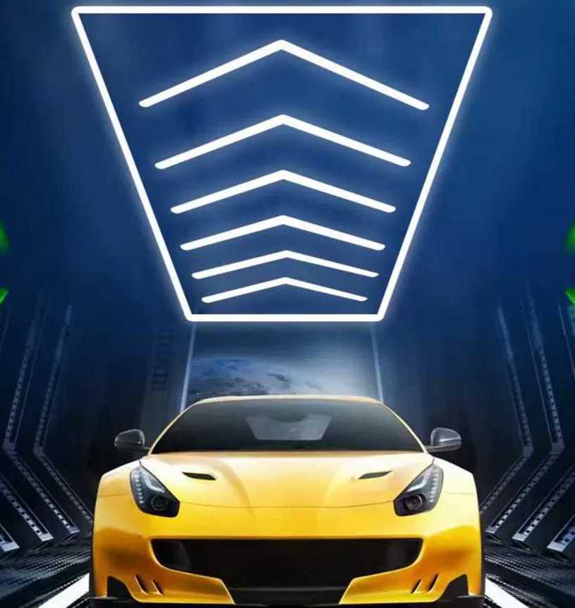 세차장 LED 등 천장 사각 쇼케이스 수리 패널 램프 벌집조명 천장등 광택 작업등 실내 : 은하1234