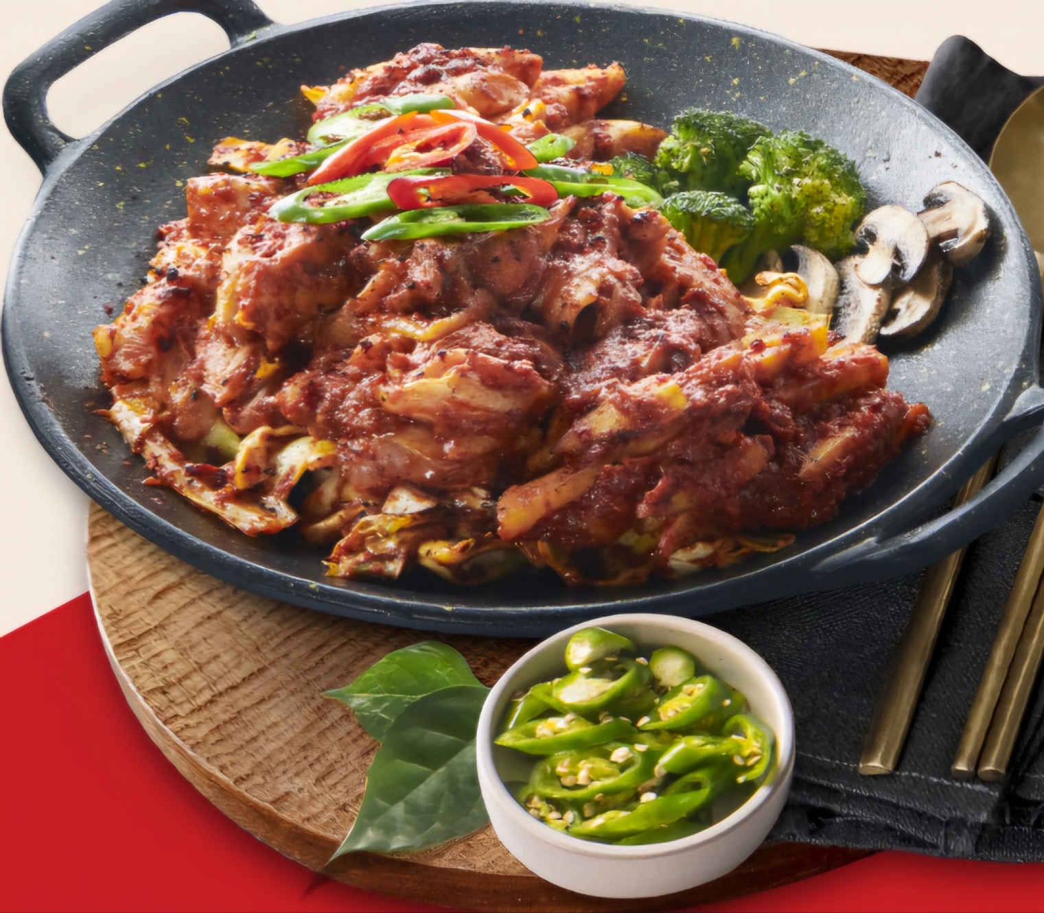 땡초닭갈비 1kg : 춘천참닭갈비