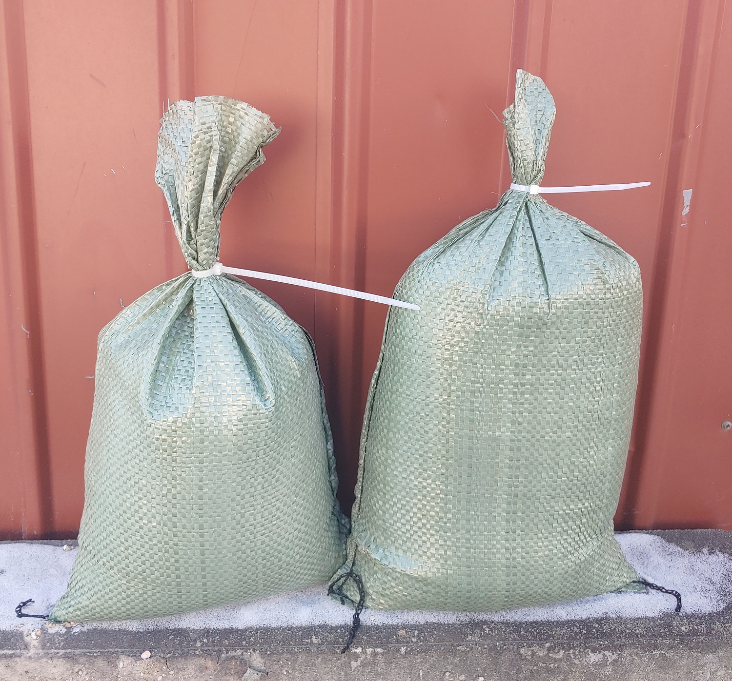 모래자루 포대 마대 주머니 8kg 5kg 캠핑 간판고정 제방 제설 태풍 장마 침수대비 : 골재마켓