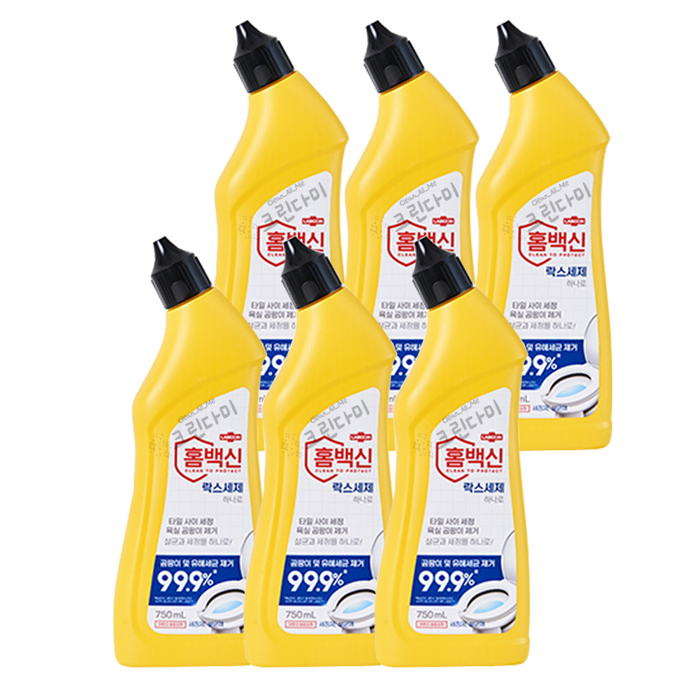 랩신 홈백신 락스세제 하나로 세정제 750ml, 6개 : 크린다미