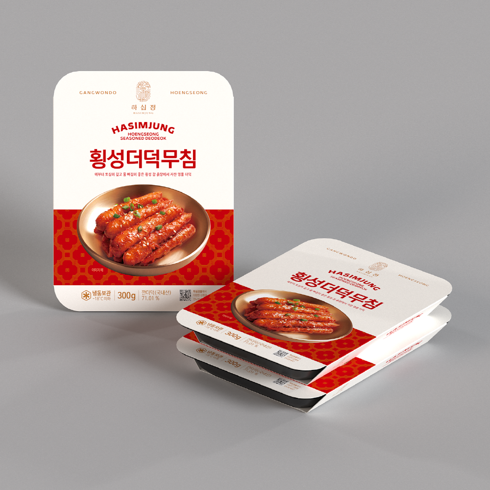 하심정 횡성더덕무침 300g 건강반찬 : 하심정 더덕