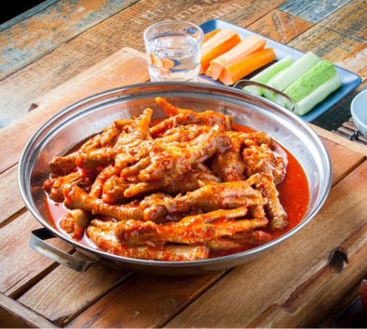 양지팔당 매운 불 닭발 국물닭발 맛집 캠핑음식 : 양지팔당닭발.오징어