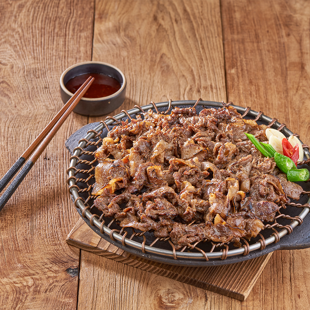다소니 직화 연탄 불고기 200g 기사식당 돼지불백 : 캠핑리버