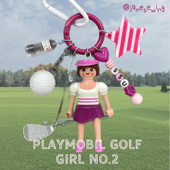 ⛳️플레이모빌 골프 키링 여자2 : 제인소잉