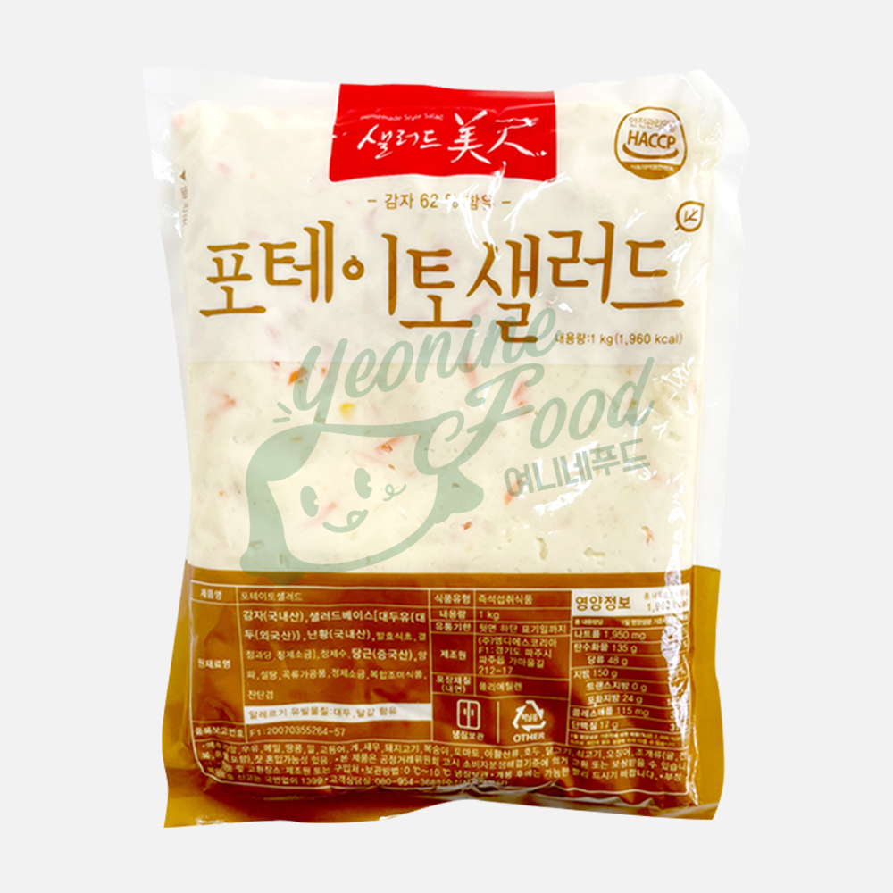 [여니네푸드] MDS 샐러드미인 포테이토샐러드 1kg 샐러드 토핑 : 여니네푸드