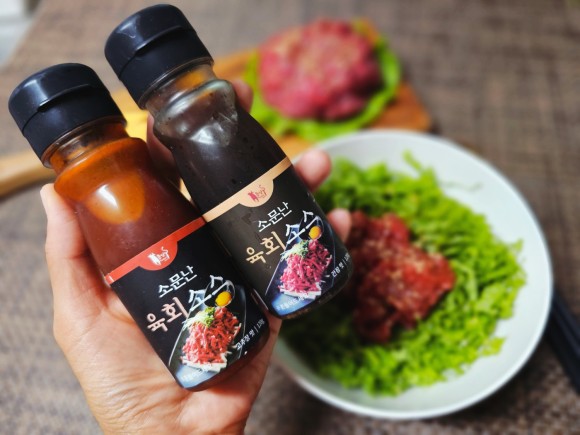 소문난 육회소스 간장맛 120g 1개 낱개판매 육회양념 : 소문난올패드