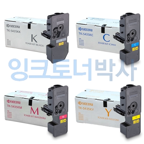 교세라 TK-5435K 4색세트 정품토너 PA2100cwx MA2100cw TK5435 : 잉크토너박사