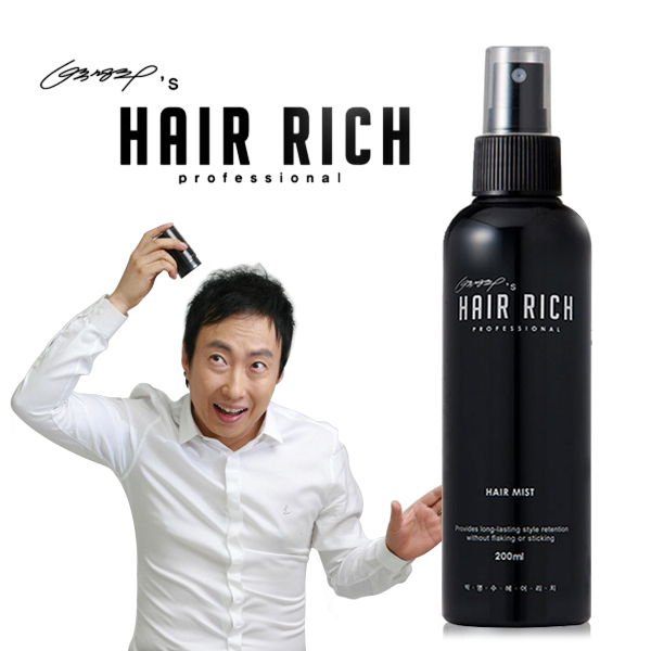 박명수흑채 헤어리치 흑채 고정용 미스트 무향, 200ml, 1개 : 러브헤어