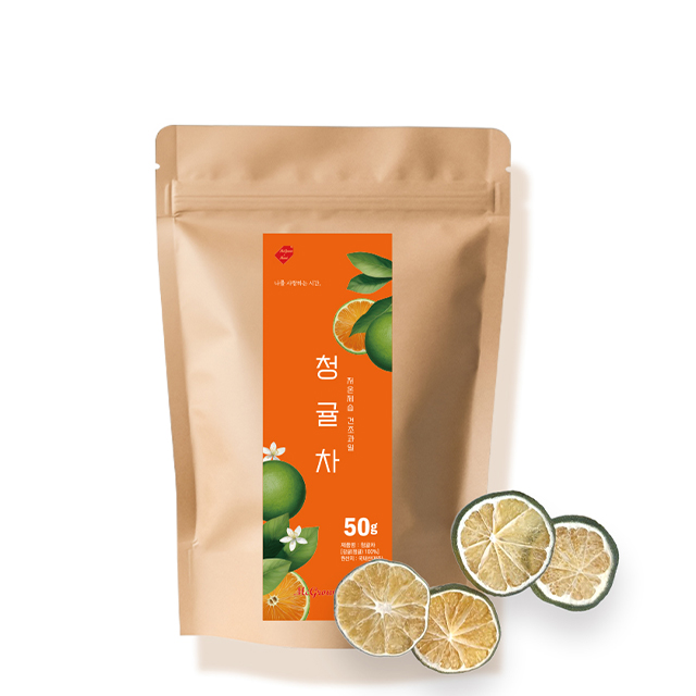 맥그로우앤마리 저온제습 건조 청귤 50g : 빅커피스토어