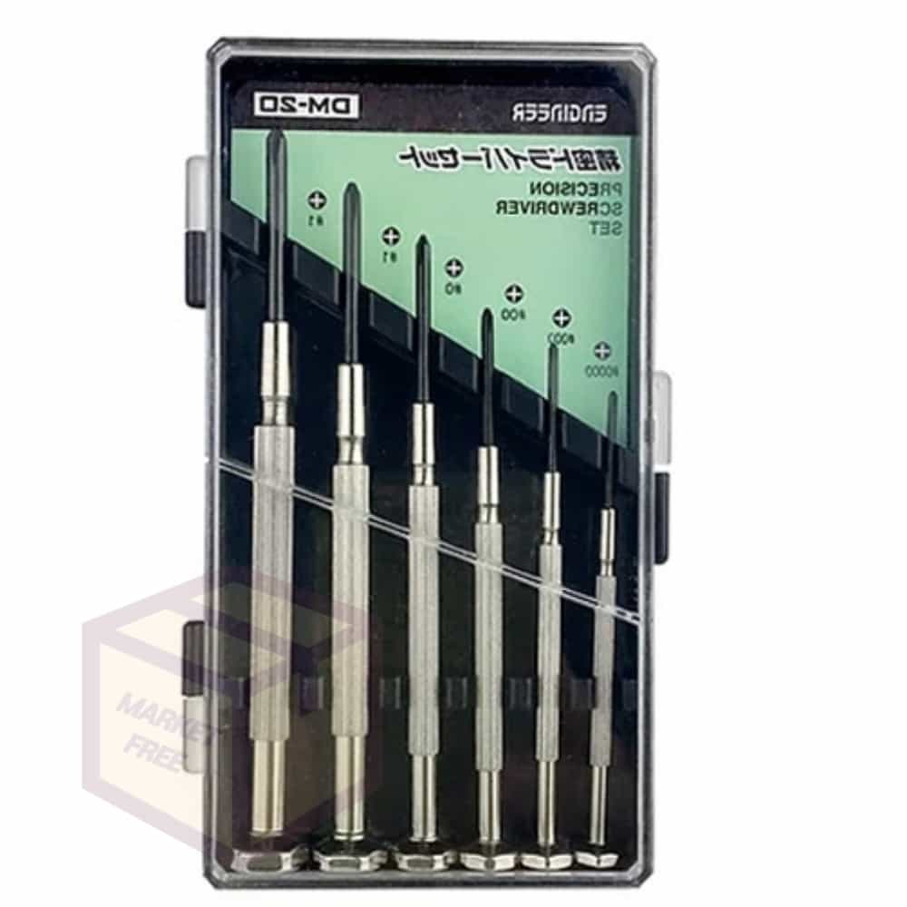 마켓프리 정밀 드라이버 세트 6pcs 나사드라이버 십자비트 도라이바 : 마켓프리몰