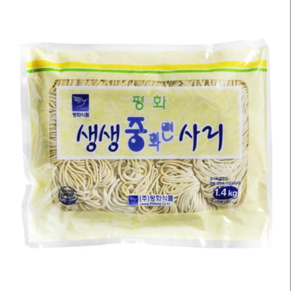 중화면사리(1.4kg) 평화식품-짬뽕 식당 가정용 중식 : 하이브릿지