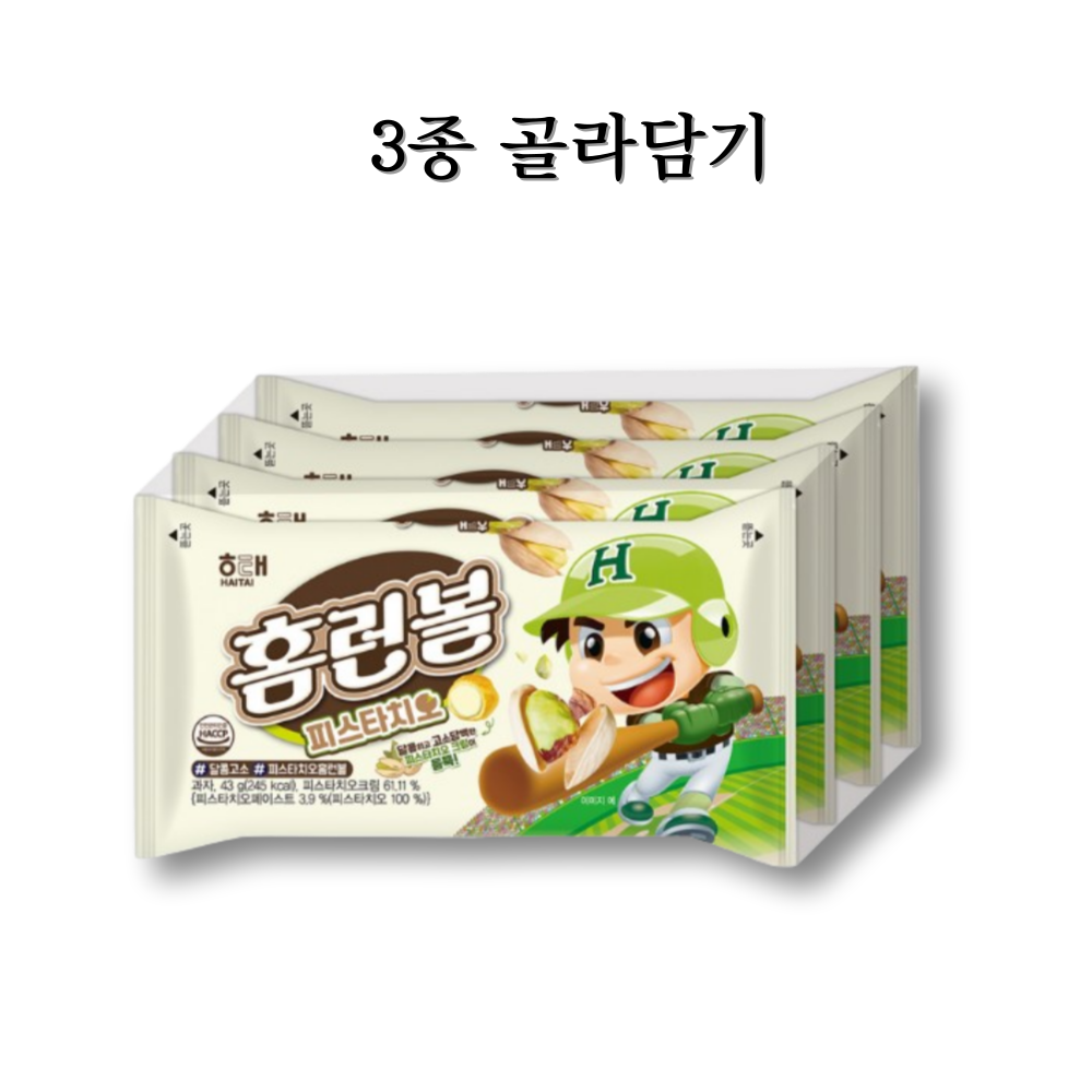 해태 홈런볼 소금우유 4번들 164g : 우리마트몰
