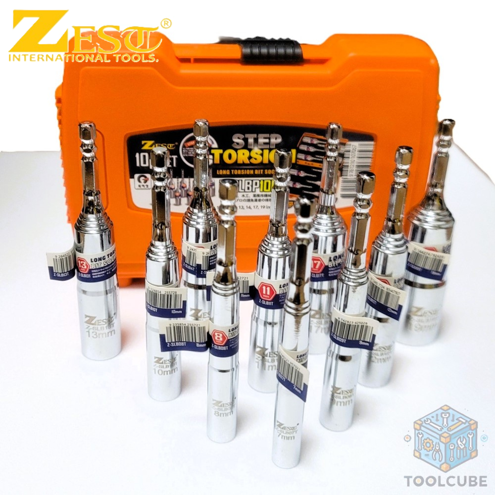 제스트 스텝토션 롱복스 비트 소켓 세트 10PCS Z-SLBP10P : 툴큐브