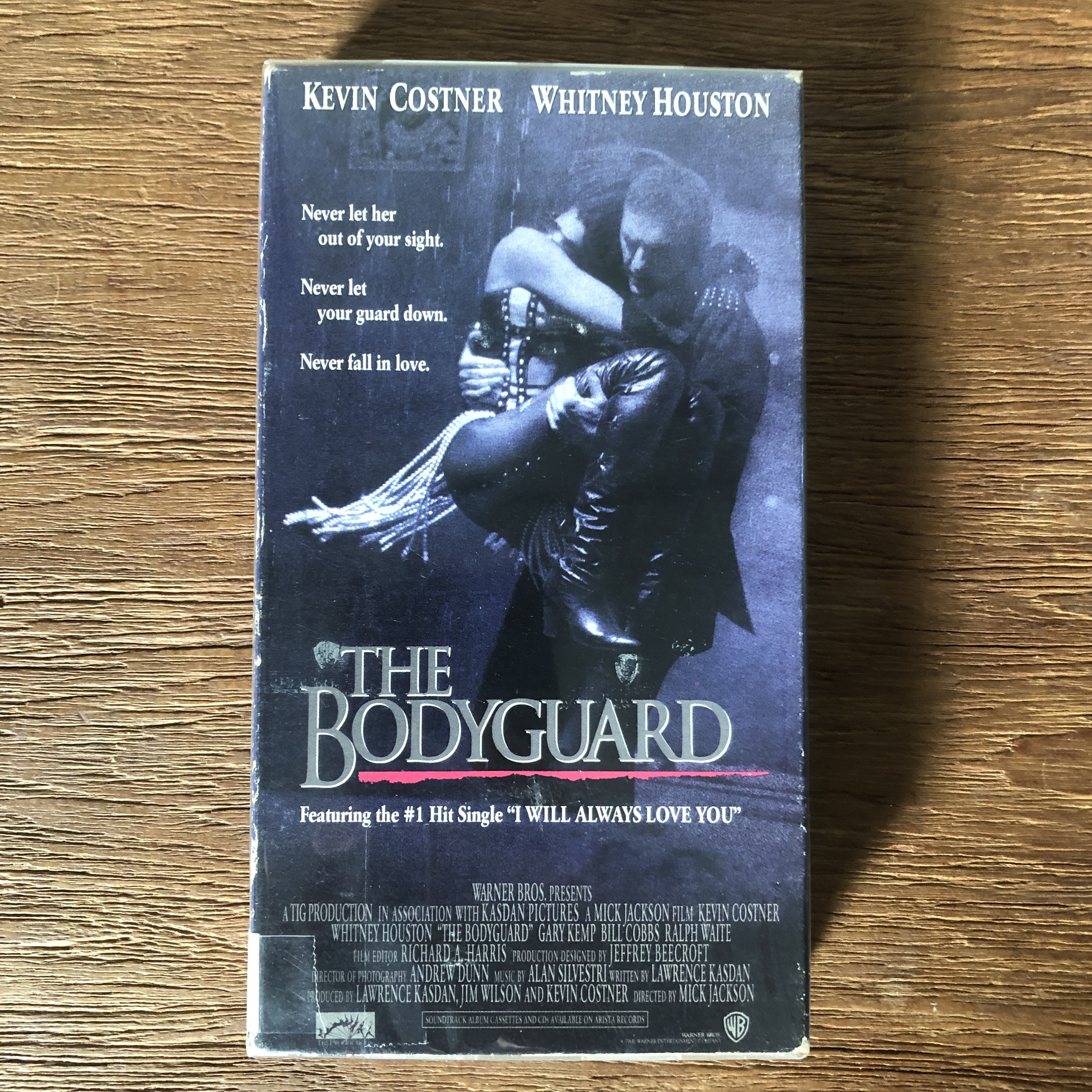 [희귀 USA 초판 영화 VHS] Bodyguard 보디가드 - Whitney Houston ( 휘트니 휴스턴 ) - I Will Always Love You [비디오 테이프]... 