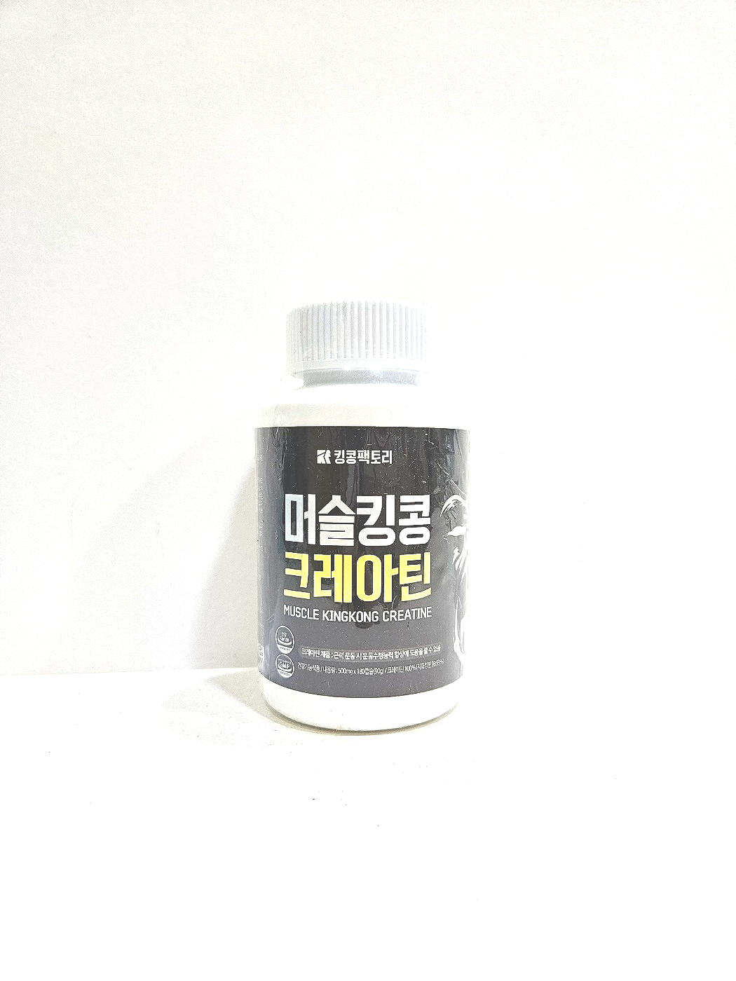 한국네츄럴팜 킹콩팩토리 머슬킹콩 크레아틴 500mg x 180캡슐 : 에이슈
