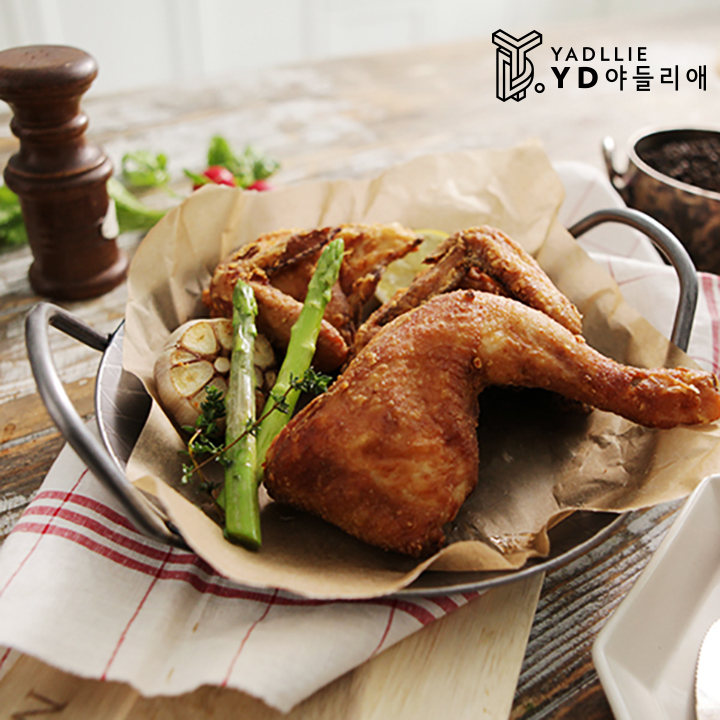 [야들리애] 국내산 후라이드 반마리 치킨 270g, 1개 : 제이케이글로벌 몰