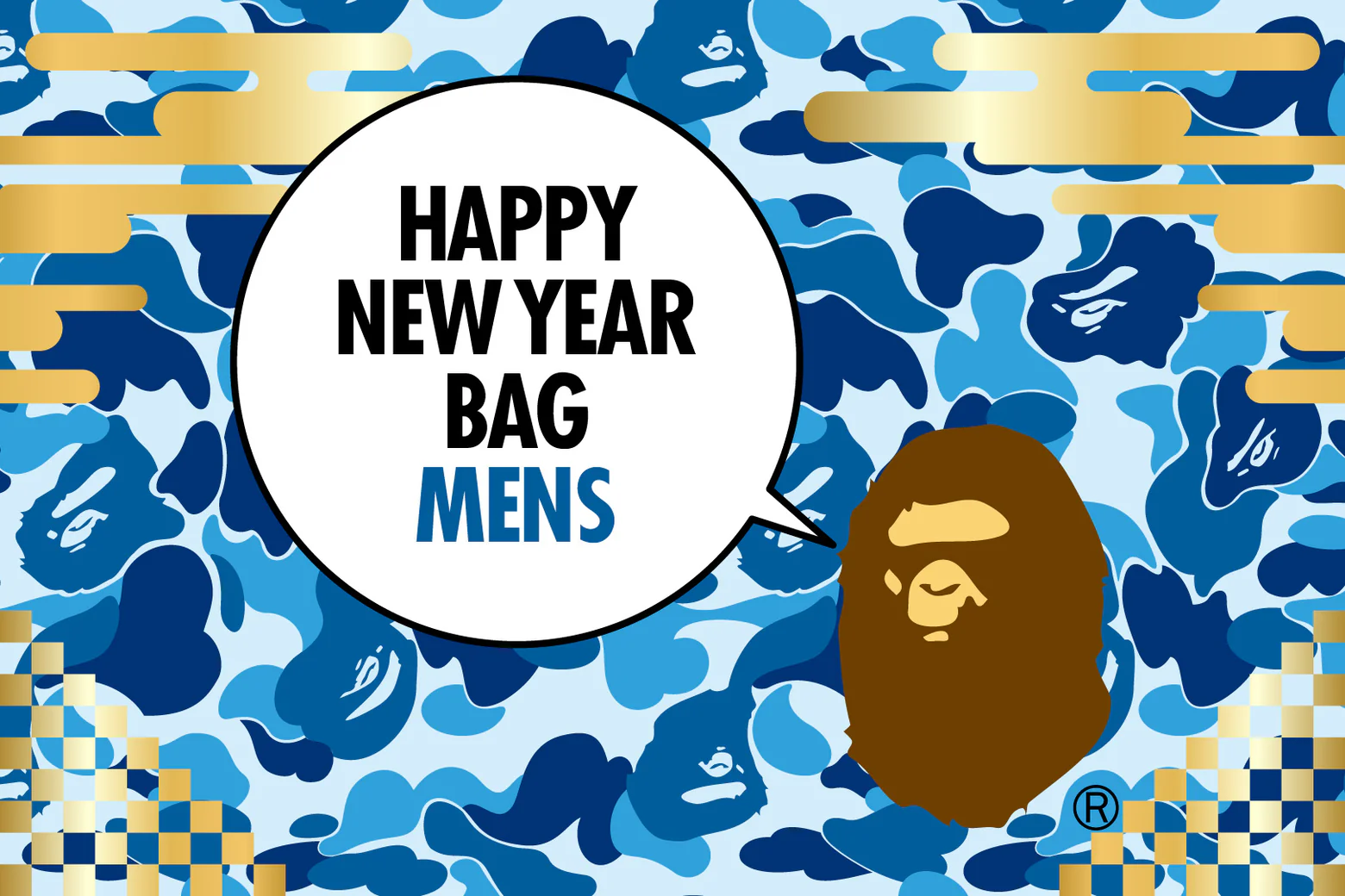 BAPE 베이프 BAPE HAPPY NEW YEAR BAG SPECIAL PREORDER 1L20-182-009 : 도쿄 하루 마켓