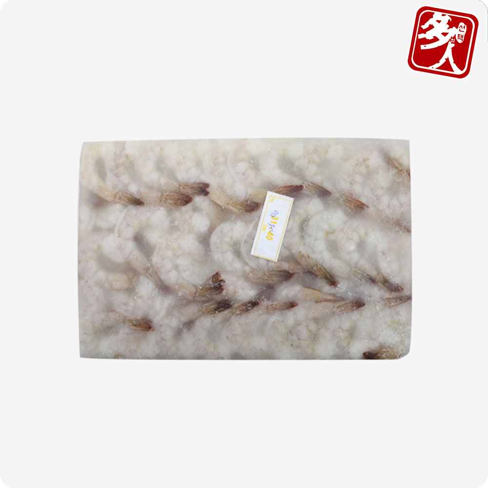 다인 두절탈각새우 (PDTO31/40)1.8kg (120미~160미) 베트남산 고급형 감바스 생칵테일 왕새우 대용량 업소용 PDTO : 다인푸드스토어