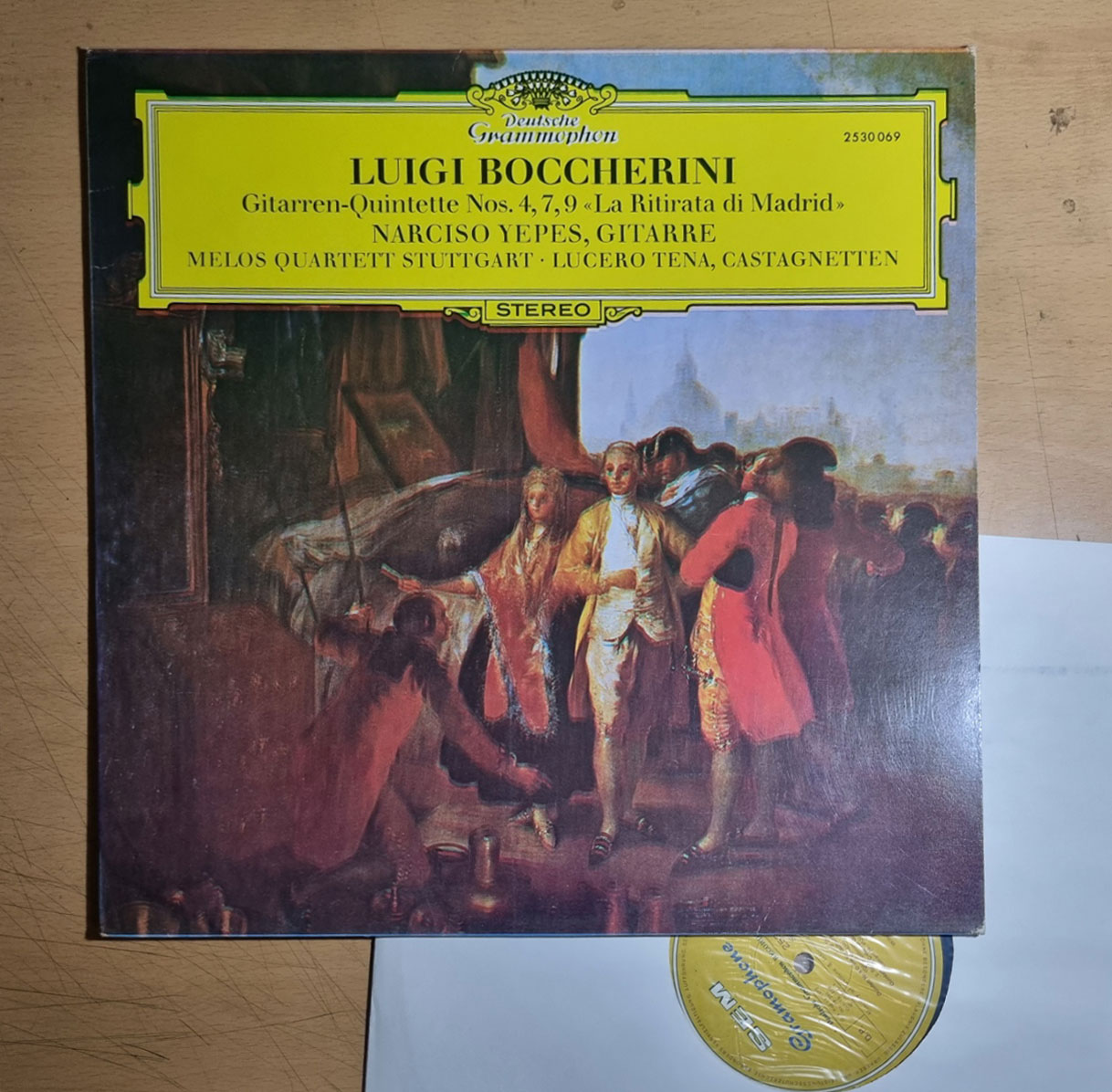 나르시소 예페스, 멜로스 4중주단 LP - 보케리니 기타 5중주 [ 1978년 성음레코드 VINYL ] EX : 아날로그스토어