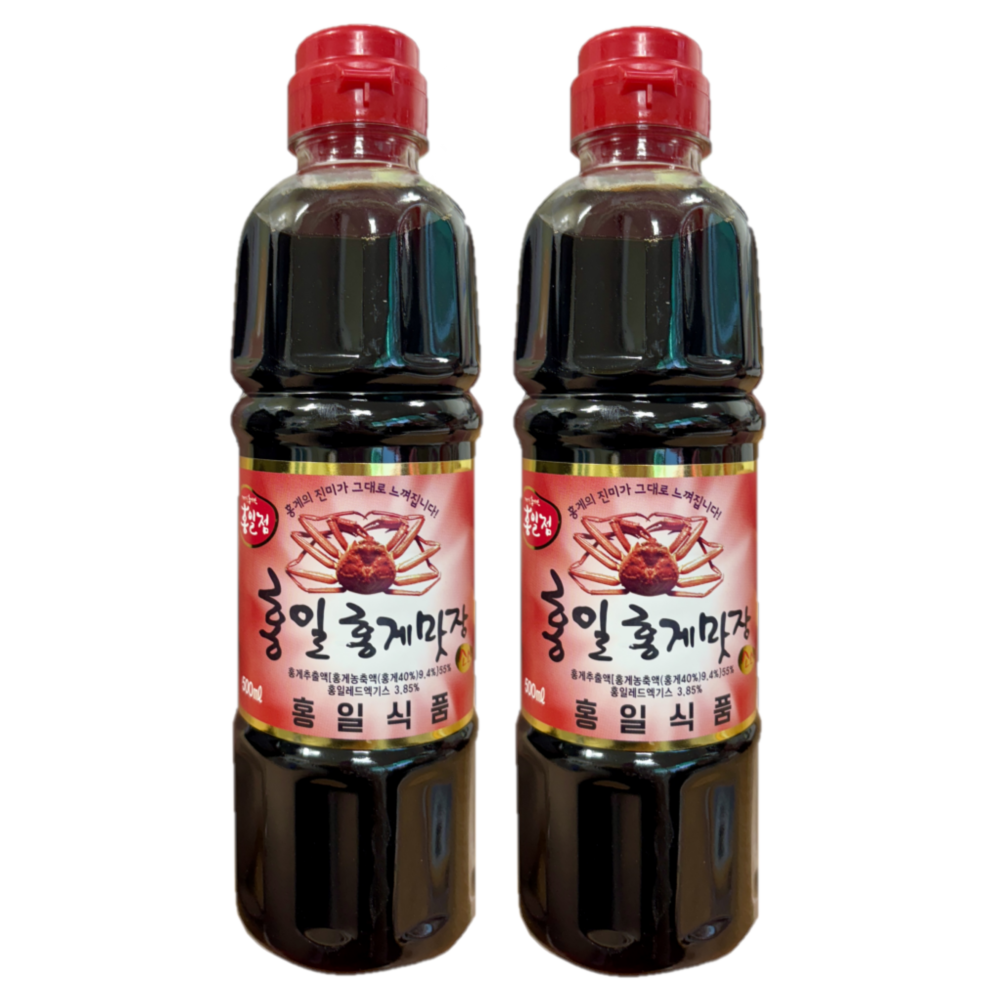 홍일식품 홍게맛장소스 500ml, 2개 : 주식회사 씨엠몰