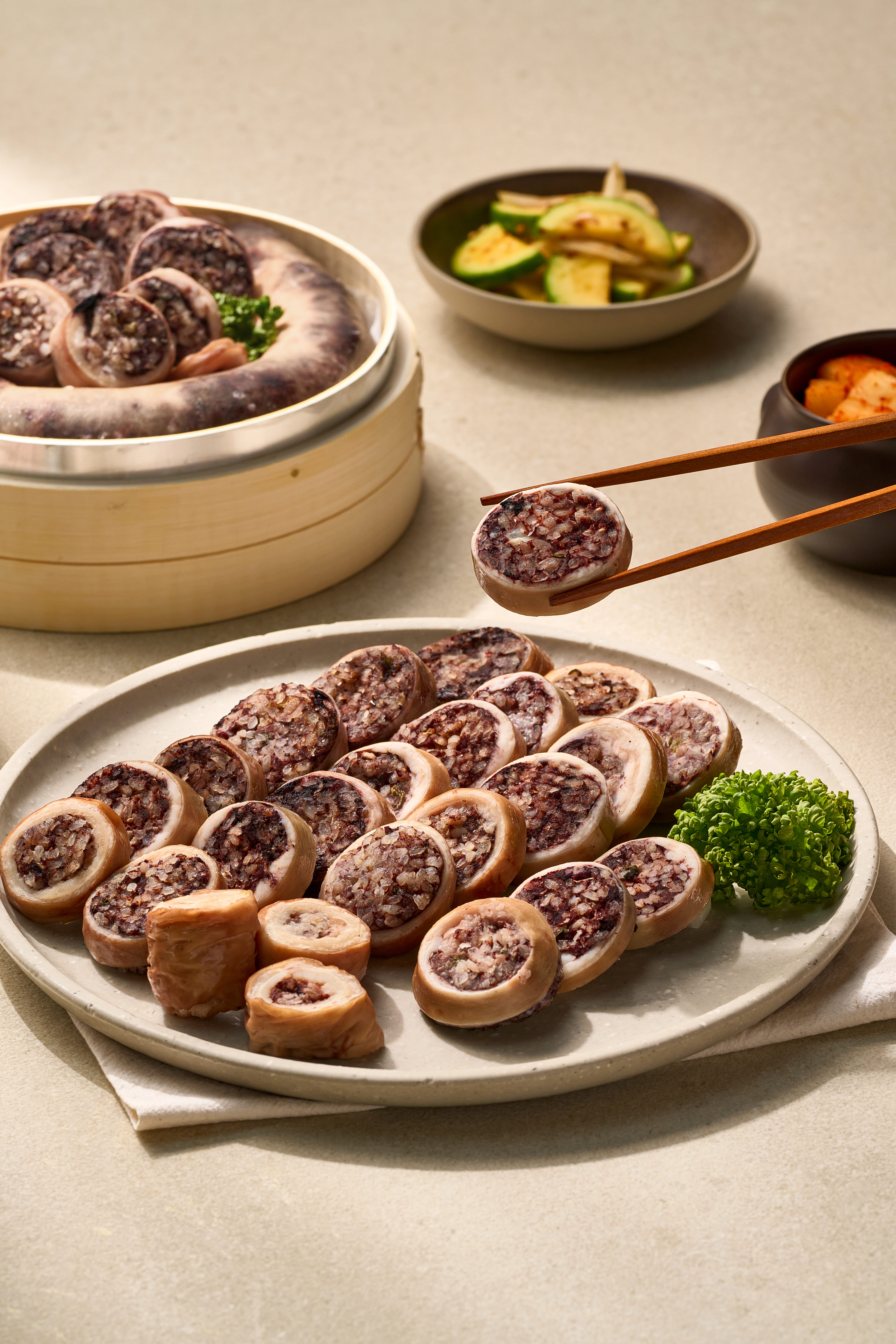 제주 전통 비바리 막창순대 1kg : 비바리순댓국
