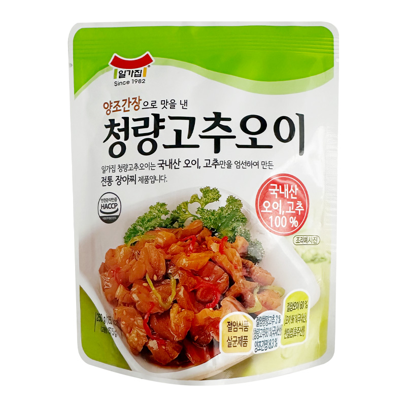 일가집 청량고추오이 250g 청양고추오이 : 푸드뱅크주식회사