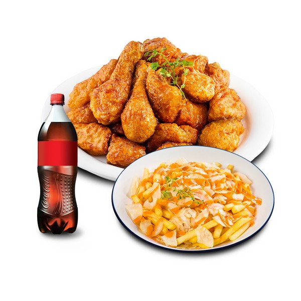 (호식이두마리) 간장치킨+치폴레 감자튀김+콜라500ml : 스마트콘