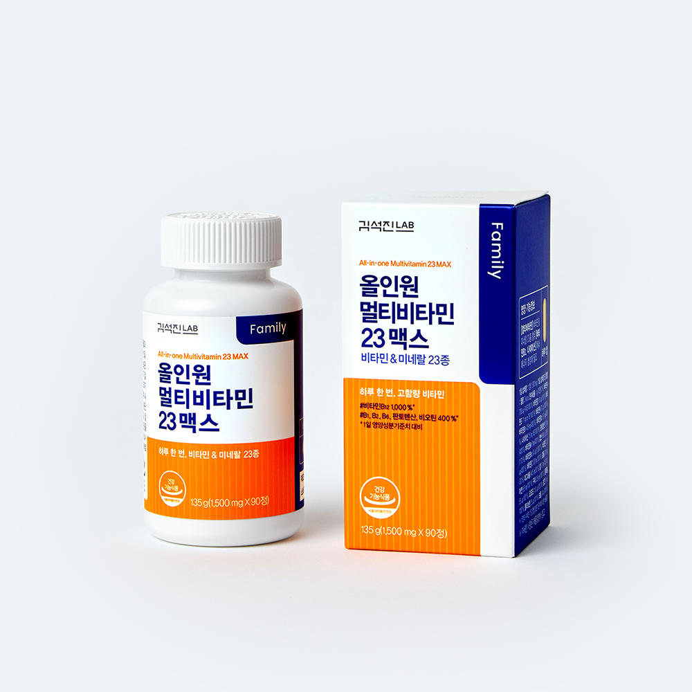 김석진LAB 올인원 멀티비타민 23맥스 90정, 1개 : 김석진LAB