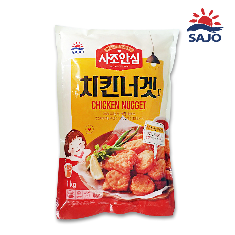 대림 사조안심 치킨너겟2 1kg : 푸드뱅크주식회사