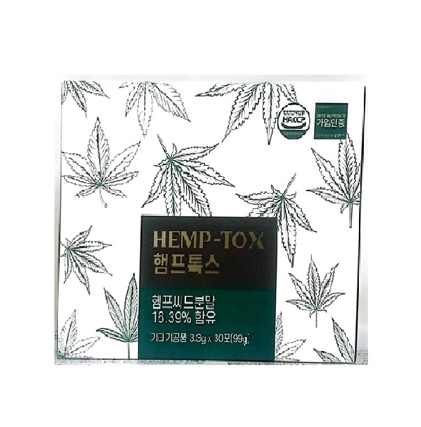 더 클라세움 햄프톡스 햄프씨드 분말 30포 : 착한가게7