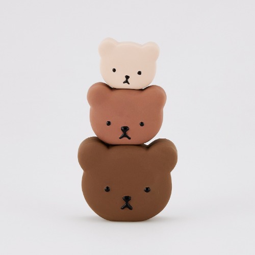 아아랜드 곰세마리 베어랜드 강아지 고양이 라텍스 삑삑이 분리불안 장난감 : KROOMIZE