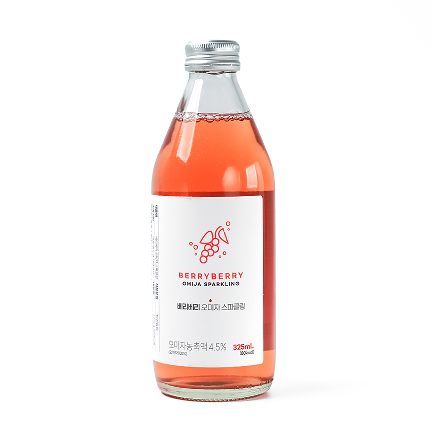 선인 베리베리 오미자 스파클링 325ml x 12EA/오미자음료 : 앙베이킹