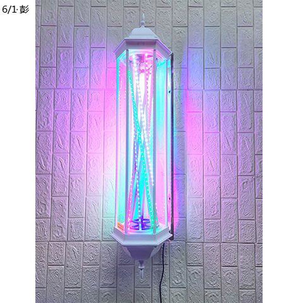 미용실 조명 헤어샵 특이한 바버샵 원통형 LED 싸인볼 레트로 : 투민구매대행
