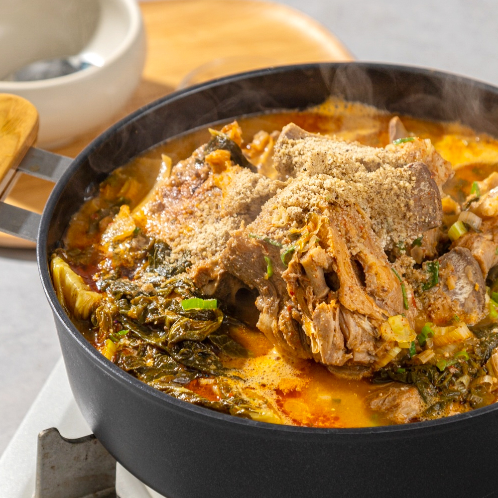 뼈해장국 감자탕 갈비탕 800g 1.5kg 해나미 우거지 해장국 : 해나미