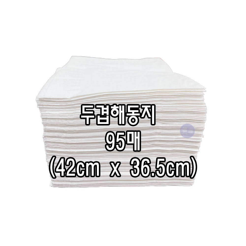 2겹해동지 숙성지 수분제거 참치해동 미트페이퍼(42cm x 36.5cm)95매 : 만호