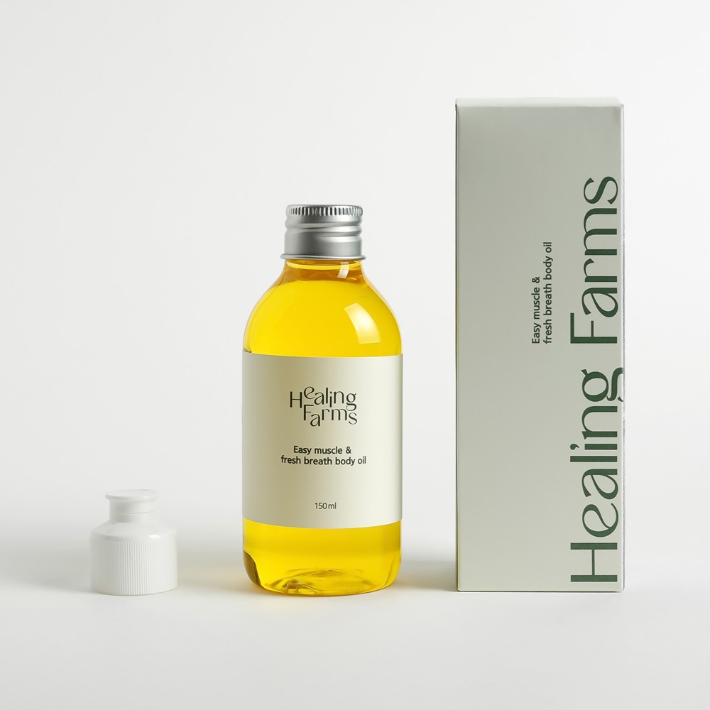 힐링팜스 천연 아로마 마사지 오일 바디 발 전신 보습 맛사지 괄사 커플 150ml : 힐링 팜스