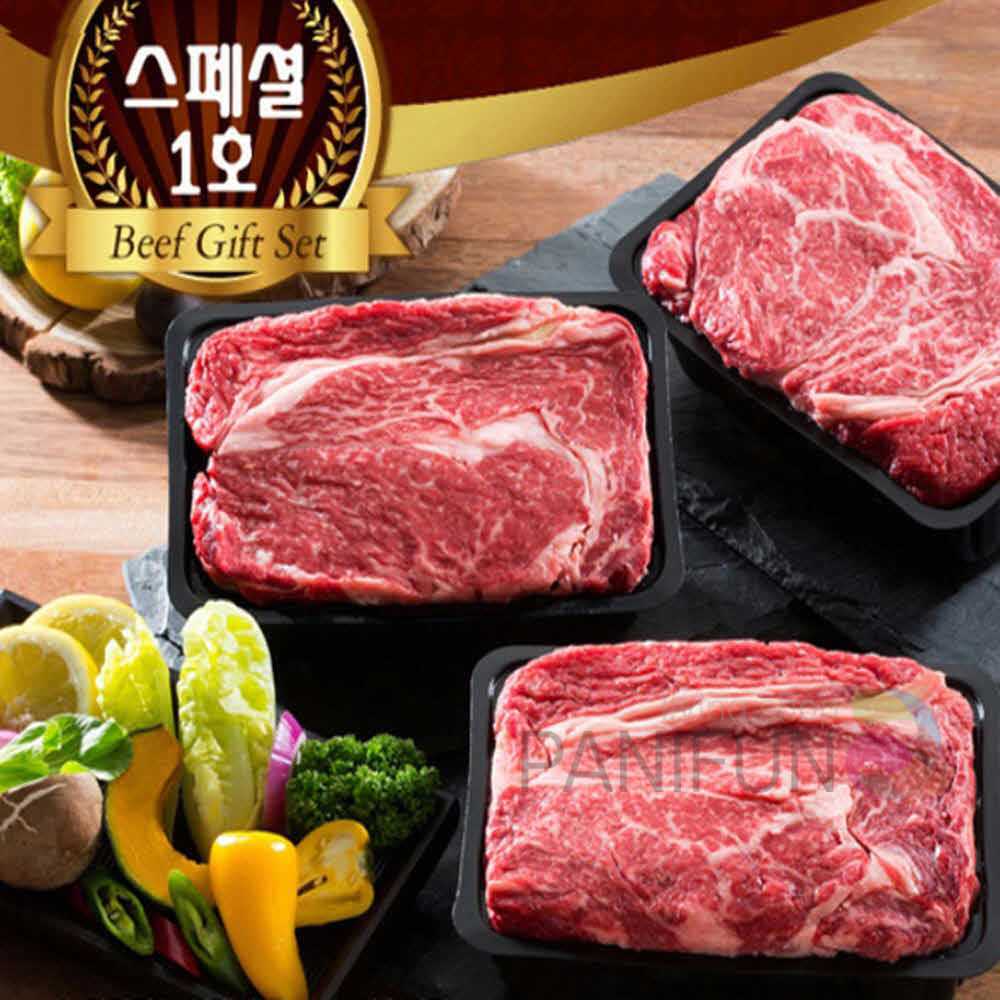 틴틴 한우선물세트 스페셜 1호 한우구이용 맛있는한우 : 틴마트